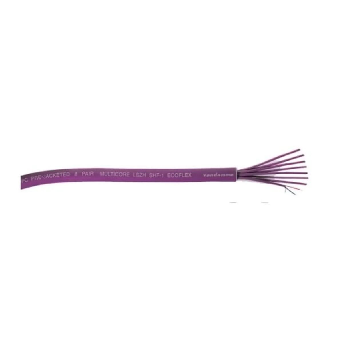 Van Damme Digi Grade Purple Series Digilog LSZH Ecoflex AES/EBU 8 Pair